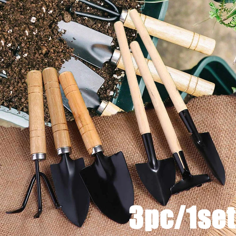 Kit de Herramientas Mini para Huerto — 3 piezas
