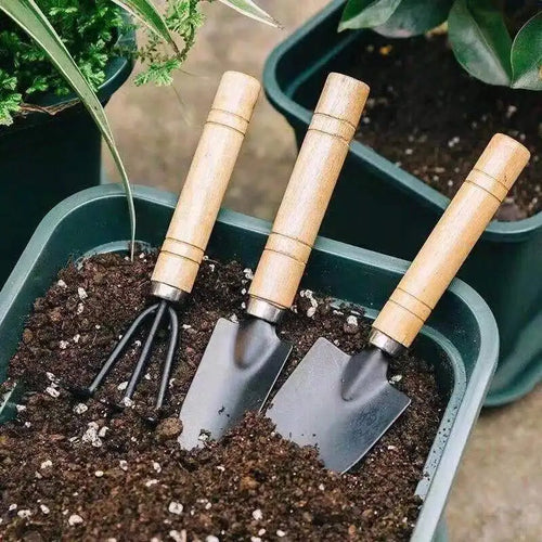 Kit de Herramientas Mini para Huerto — 3 piezas