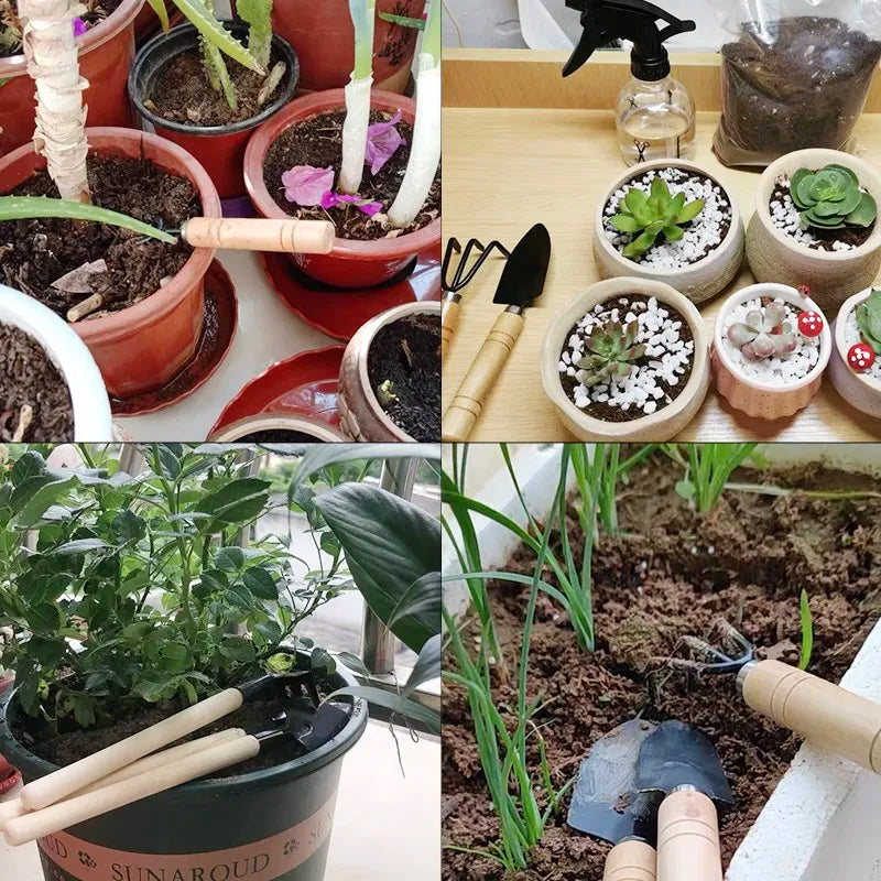 Kit de Herramientas Mini para Huerto — 3 piezas